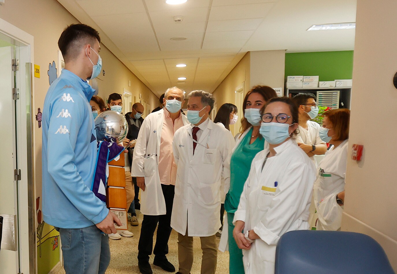 La Copa Princesa visita la sede de Zunder, Maristas y el Hospital Río Carrión