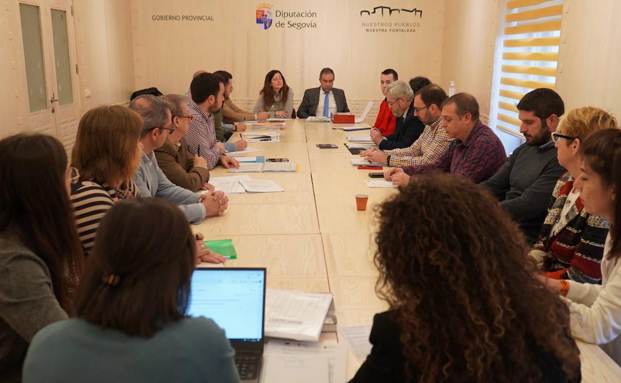 Presentación de los proyectos, en la Diputación. 