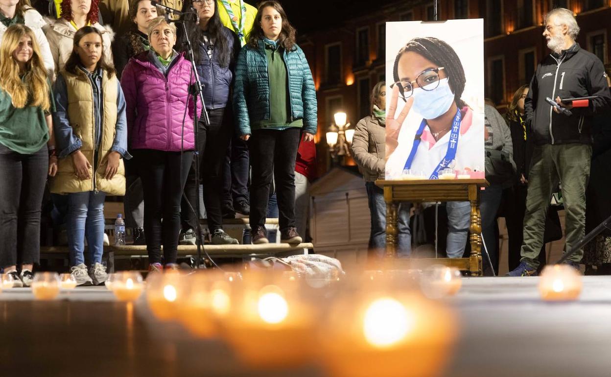 Homenaje a Teresa Rodríguez en Valladolid. 