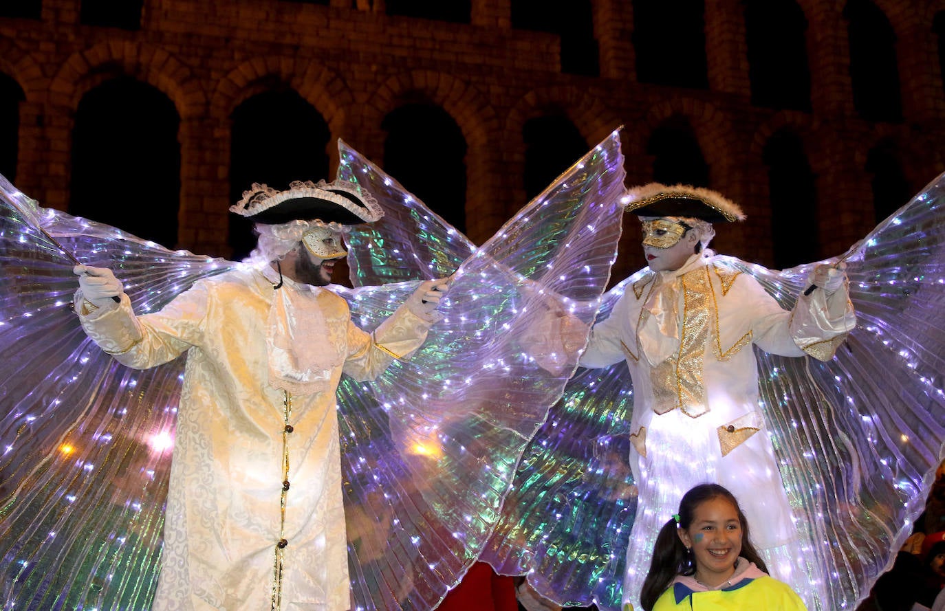 Desfile del sábado en el Carnaval de Segovia. 