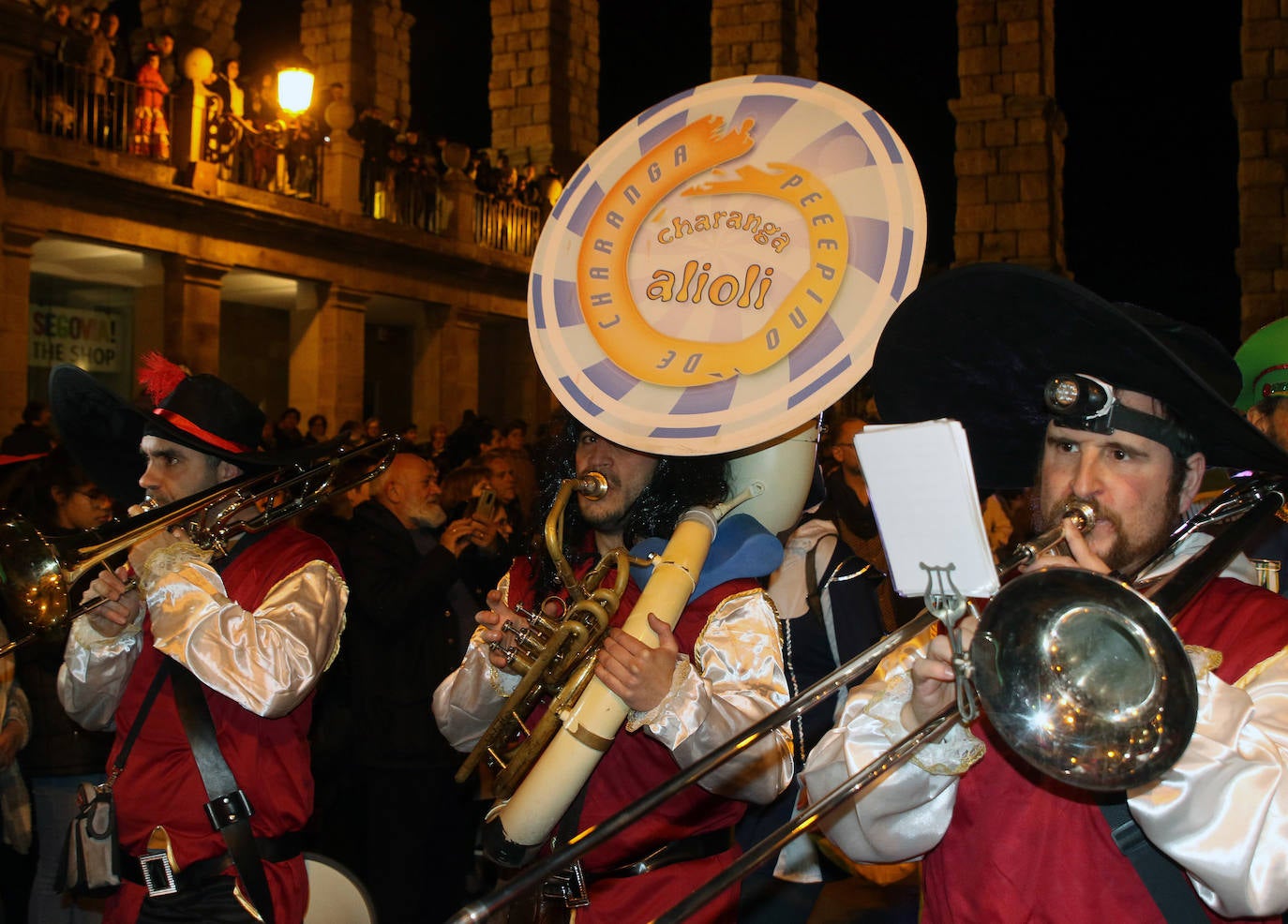 Desfile del sábado en el Carnaval de Segovia. 