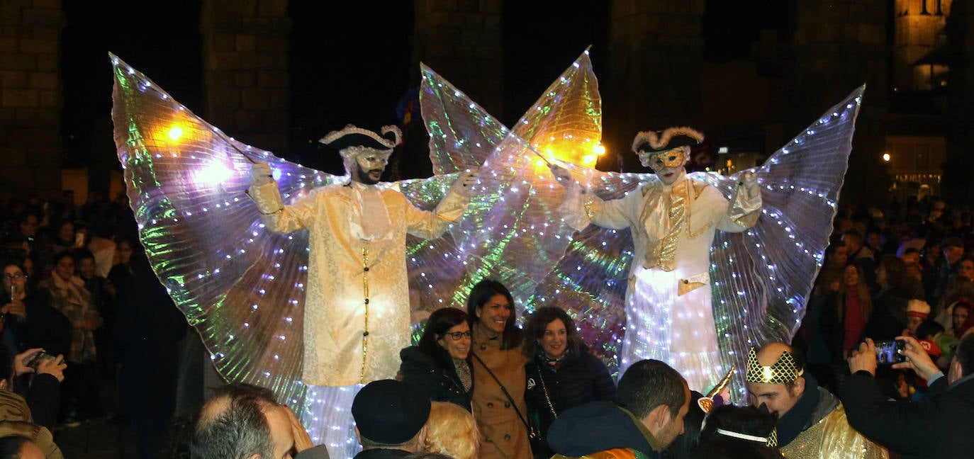 Desfile del sábado en el Carnaval de Segovia. 