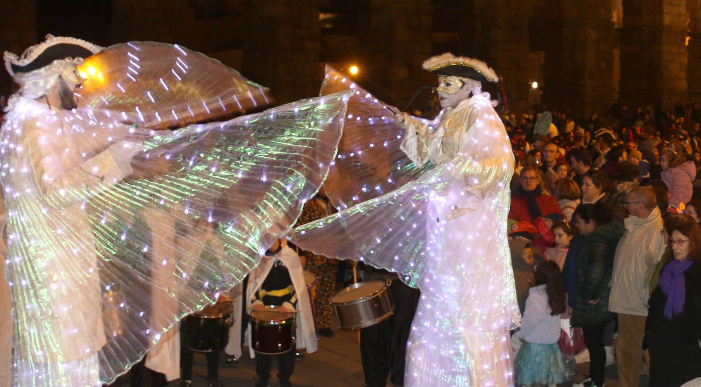 Desfile del sábado en el Carnaval de Segovia. 