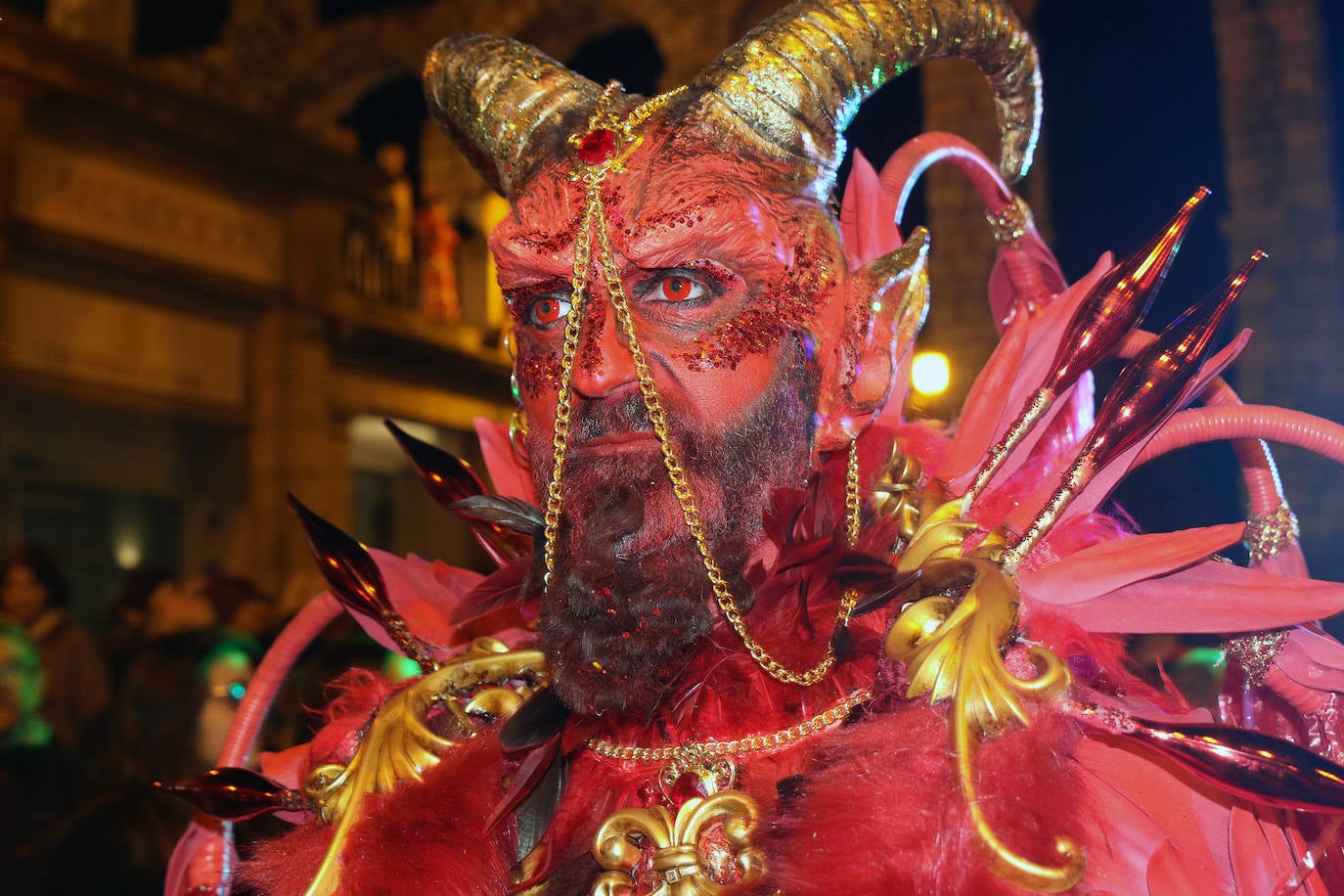 Desfile del sábado en el Carnaval de Segovia. 