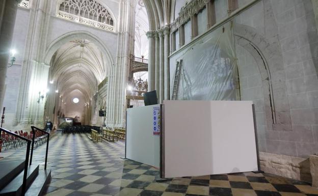 La Catedral de Palencia abre tras diez meses dedicada a 'Renacer'