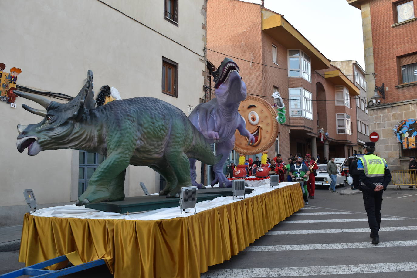 Fotos: Los niños, protagonistas del carnaval de Aguilar este domingo