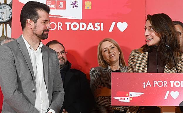 Tudanca, con la misnitra de Justicia el pasado martes 14 en Aranda de Duero.