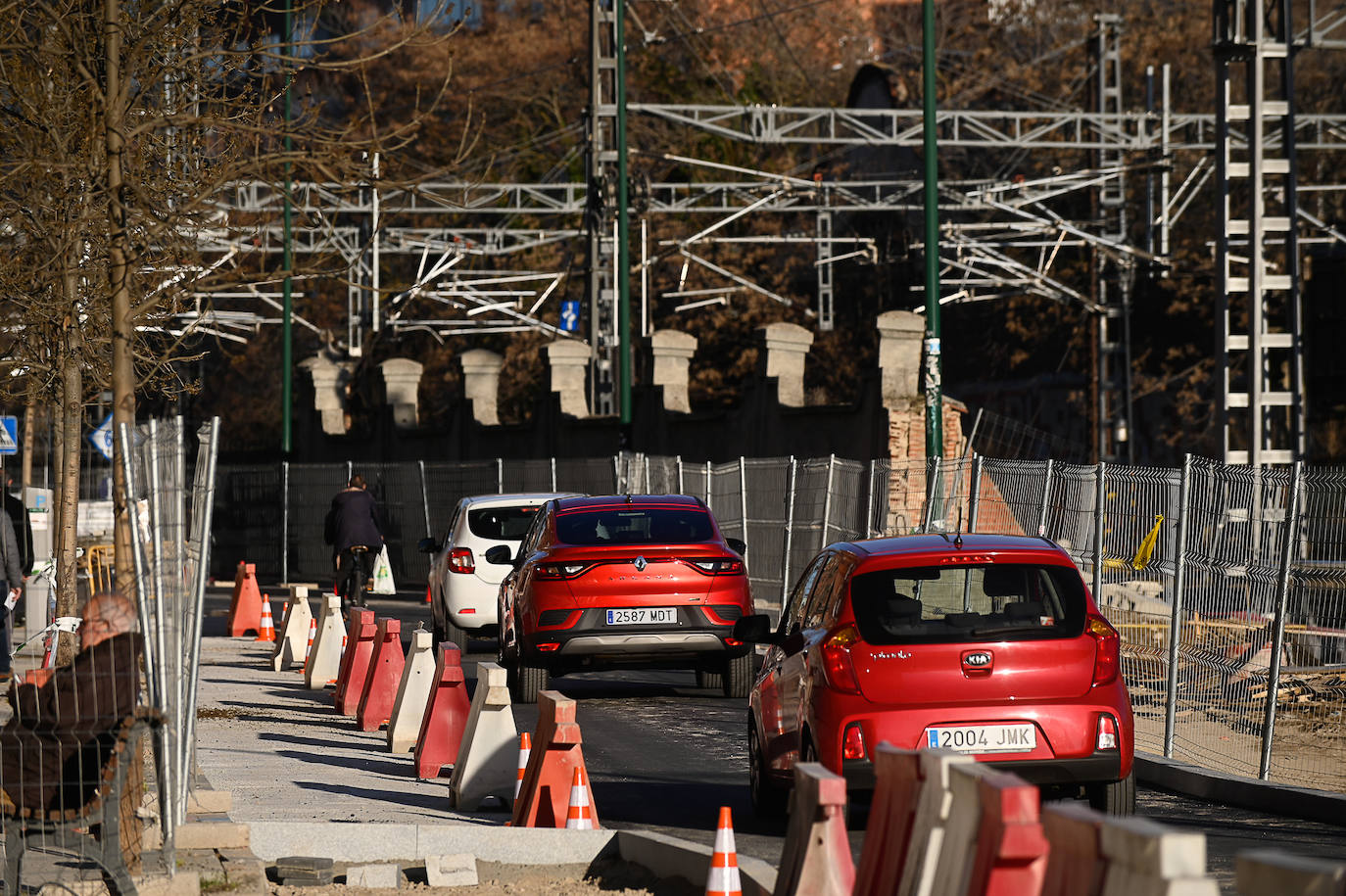 Fotos: La reapertura del tráfico en la calle Estación, en imágenes