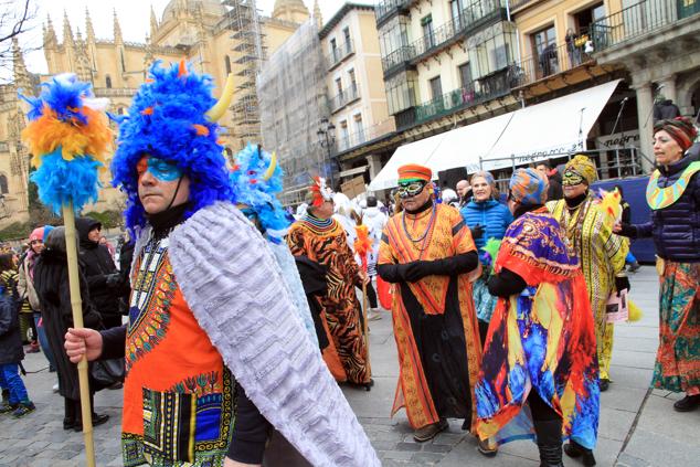 Un momento de las celebraciones por el Domingo de Piñata. 