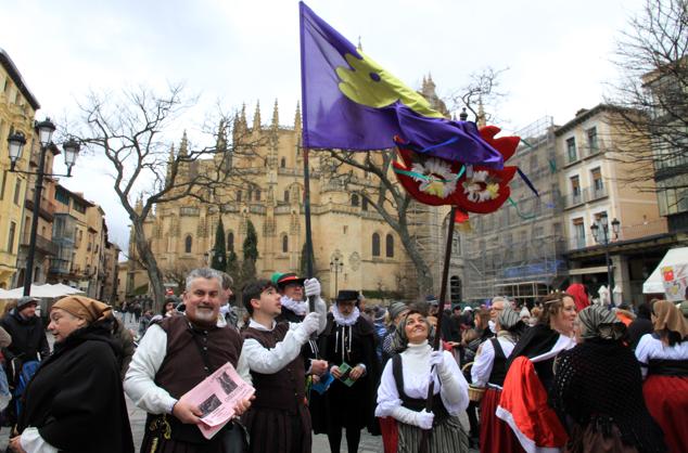 Un momento de las celebraciones por el Domingo de Piñata. 