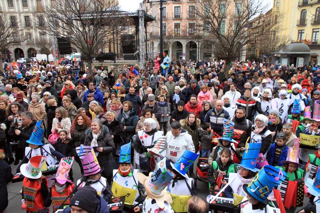 Un momento de las celebraciones por el Domingo de Piñata. 