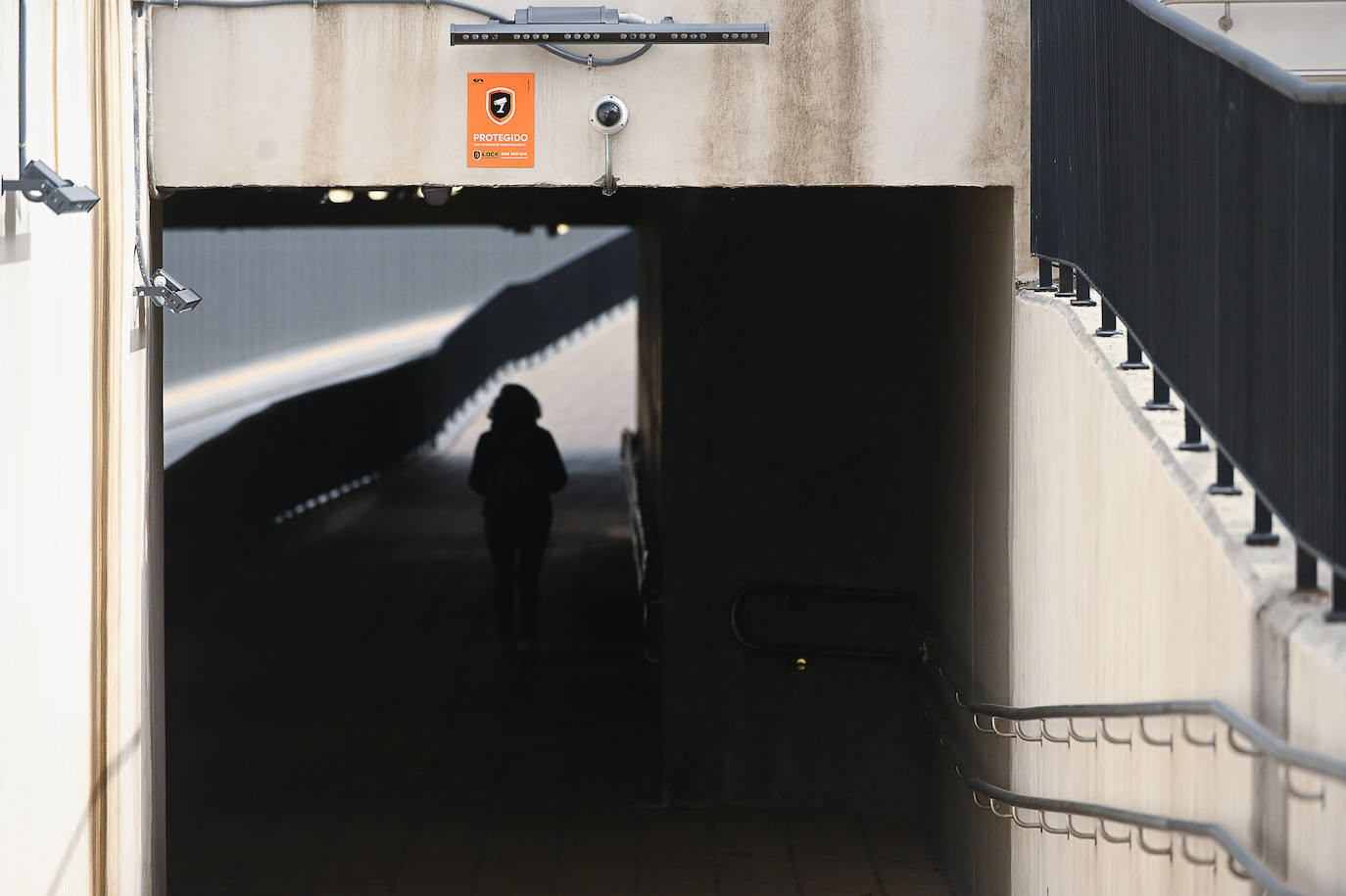 Fotos: Cámaras de seguridad en el túnel de Andrómeda