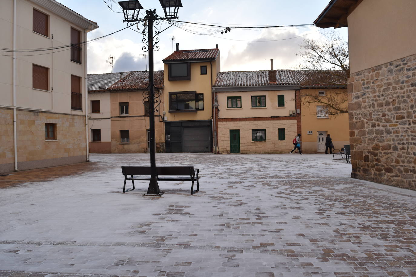 Fotos: La nieve y el frío no dan tregua en Aguilar de Campoo