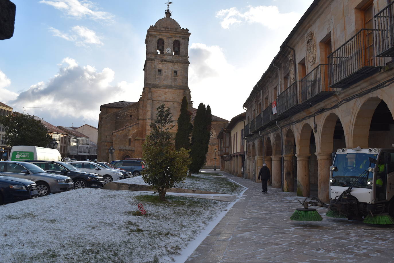 Fotos: La nieve y el frío no dan tregua en Aguilar de Campoo