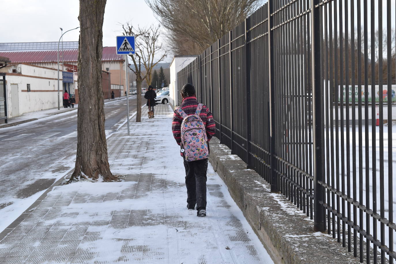 Fotos: La nieve y el frío no dan tregua en Aguilar de Campoo