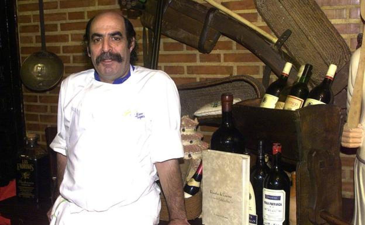 Cecilio Lera, en sus tiempos de chef en Castroverde de Campos. 