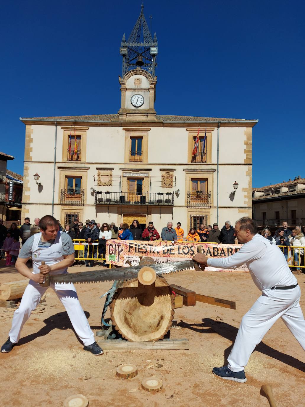 Fiesta de los gabarreros en Riaza