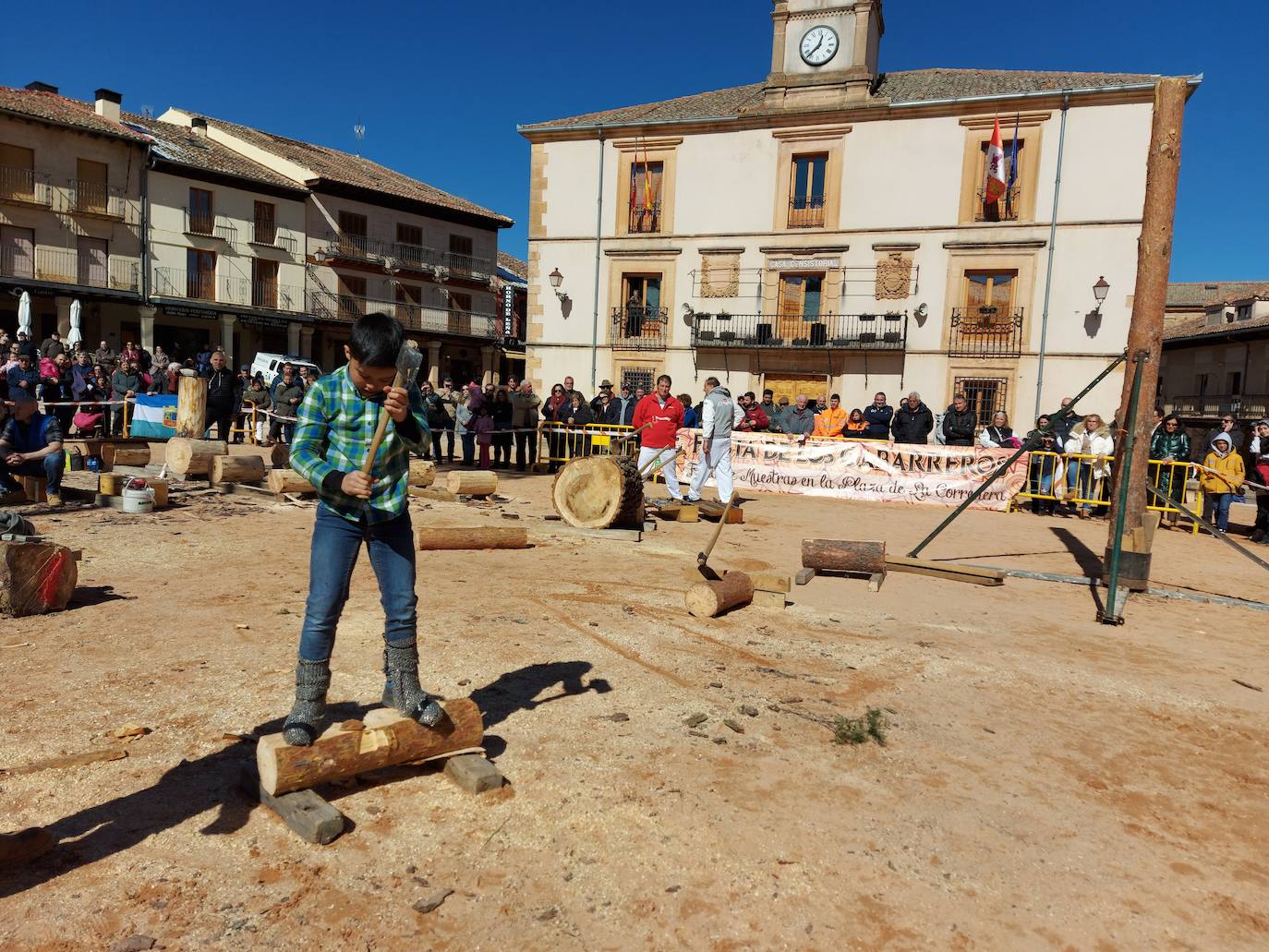 Fiesta de los gabarreros en Riaza