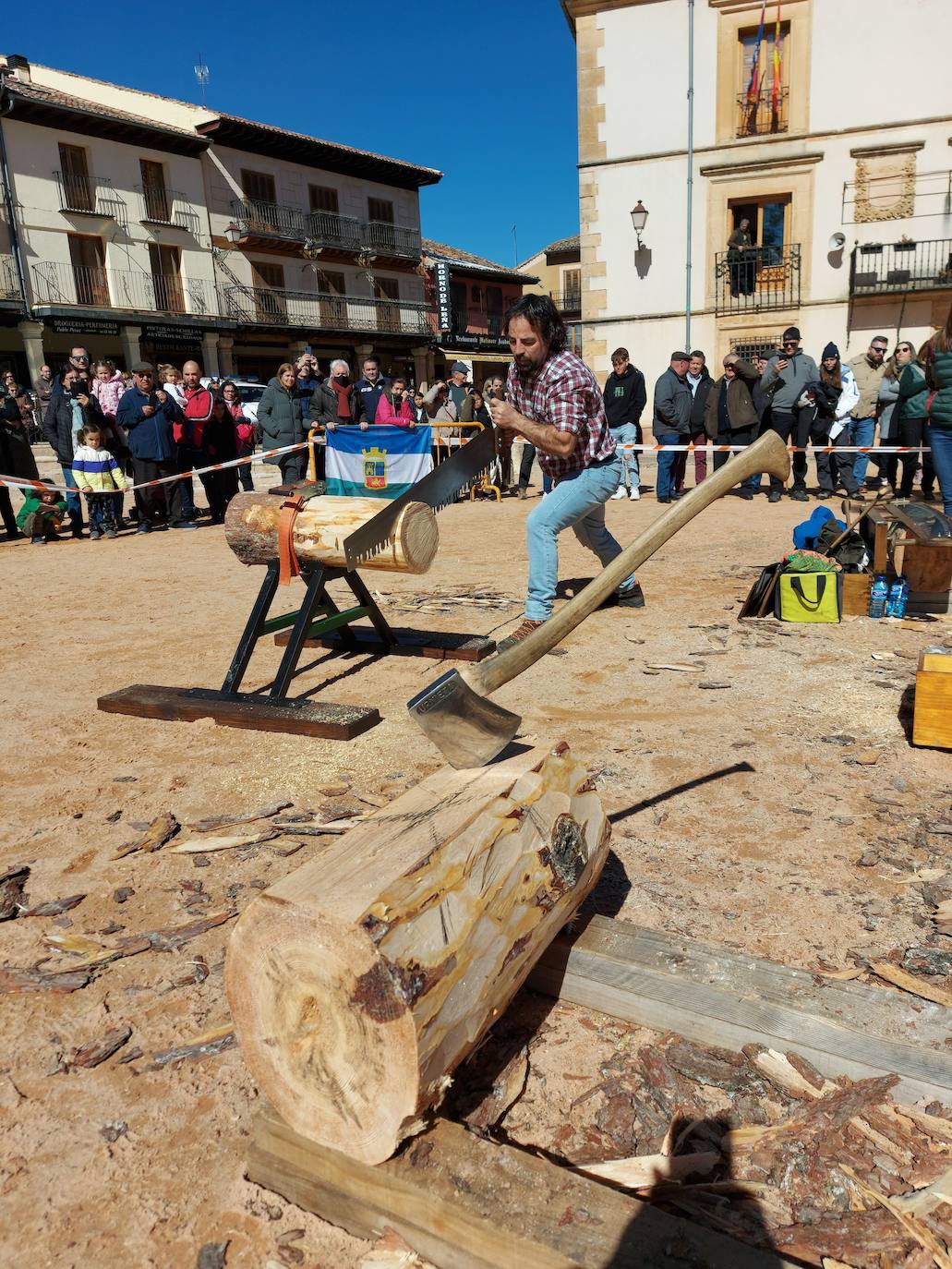 Fiesta de los gabarreros en Riaza