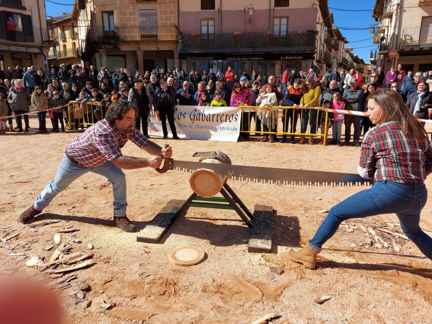 Fiesta de los gabarreros en Riaza