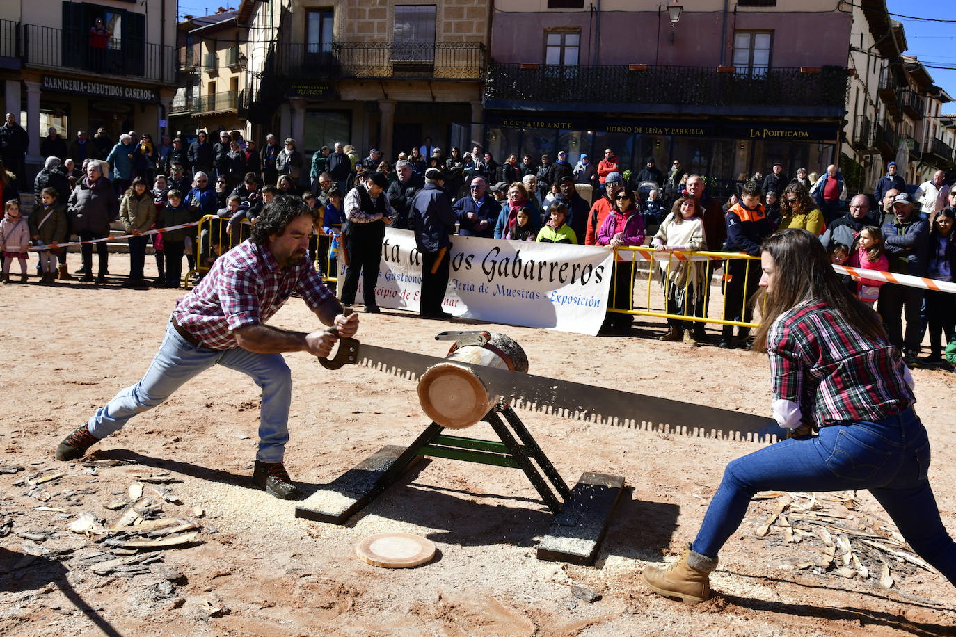 Fiesta de los gabarreros en Riaza