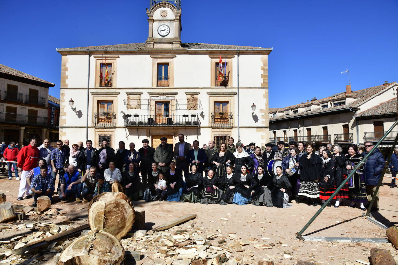 Fiesta de los gabarreros en Riaza