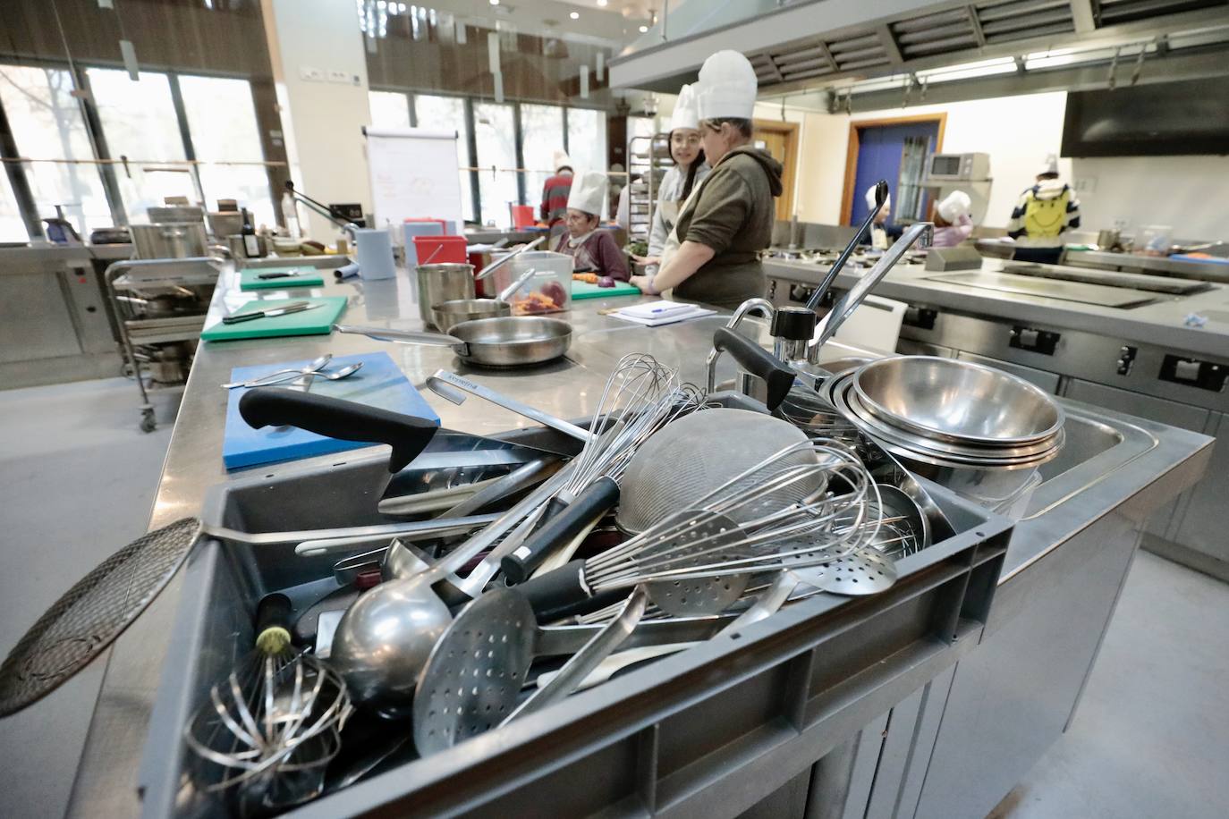 Fotos: Varias asociaciones de Castilla y León imparten cursos de cocina en Valladolid