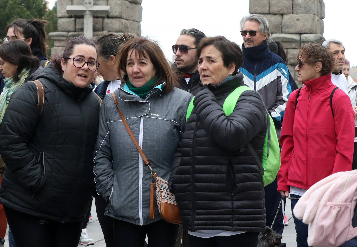 Marcha solidaria de la Cruz Roja en Segovia. 