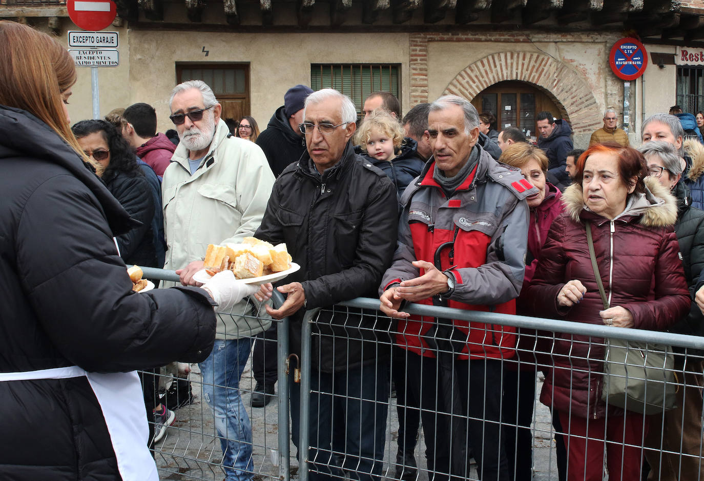 Degustación gastronómica del cerdo en San Lorenzo. 