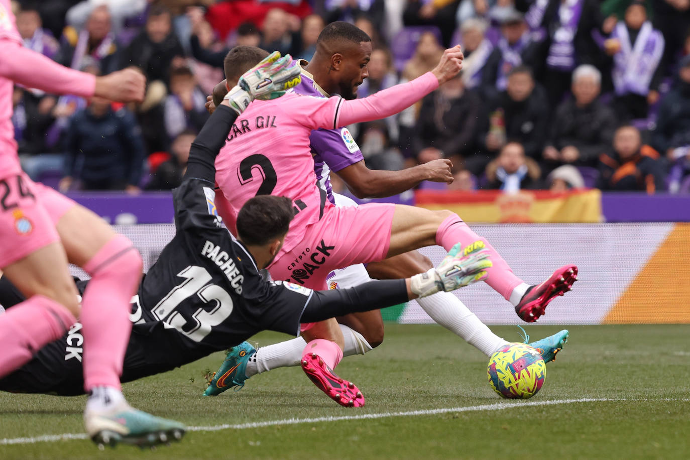 Fotos: Las imágenes del partido entre el Real Valladolid y el Espanyol