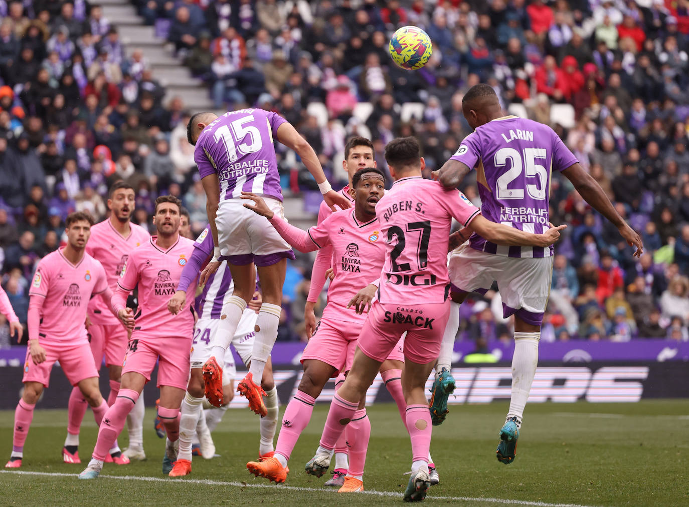 Fotos: Las imágenes del partido entre el Real Valladolid y el Espanyol