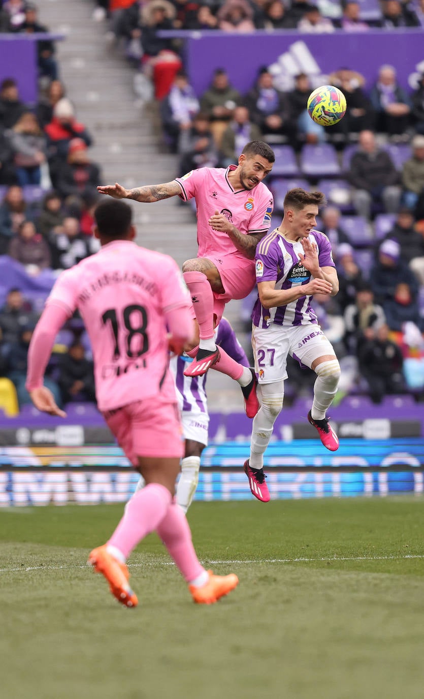 Fotos: Las imágenes del partido entre el Real Valladolid y el Espanyol