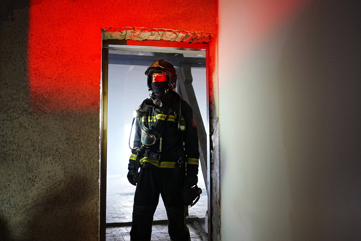 Simulacro de emergencias en el Alcázar de Segovia. ICAL Y EL NORTE