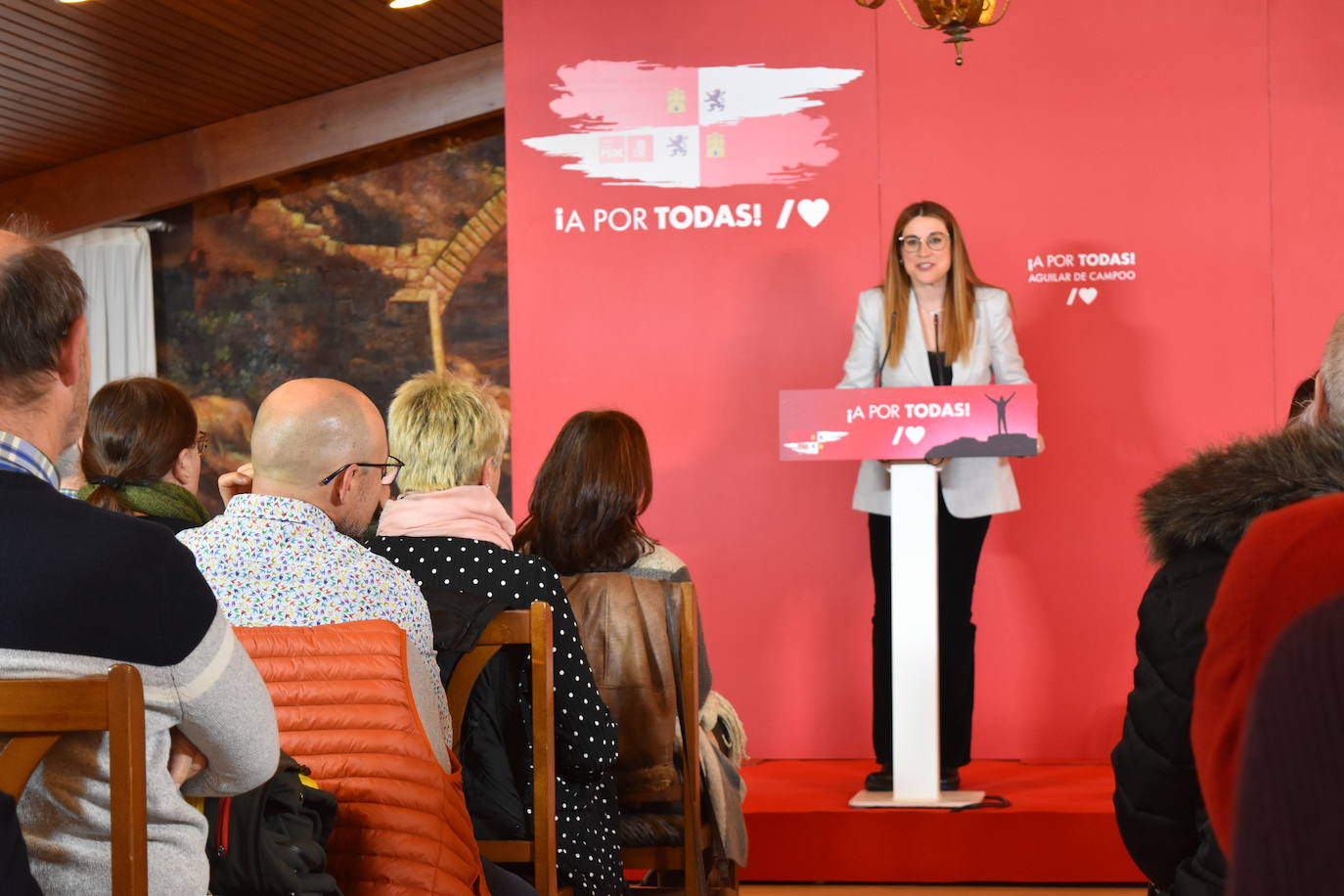 Fotos: La ministra Isabel Rodríguez apoya a los candidatos del norte de Palencia