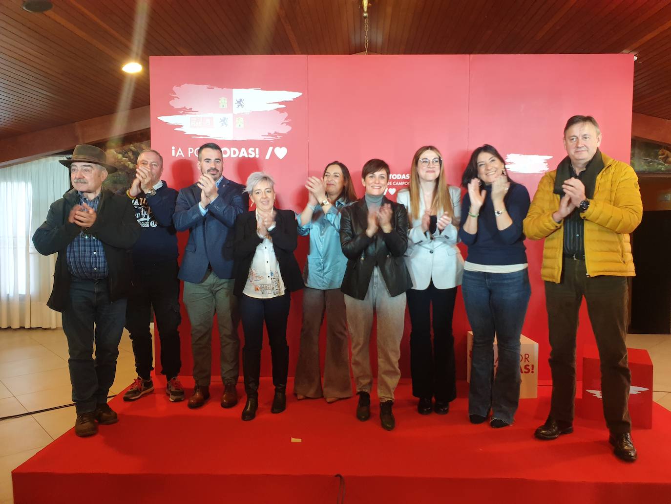 Fotos: La ministra Isabel Rodríguez apoya a los candidatos del norte de Palencia