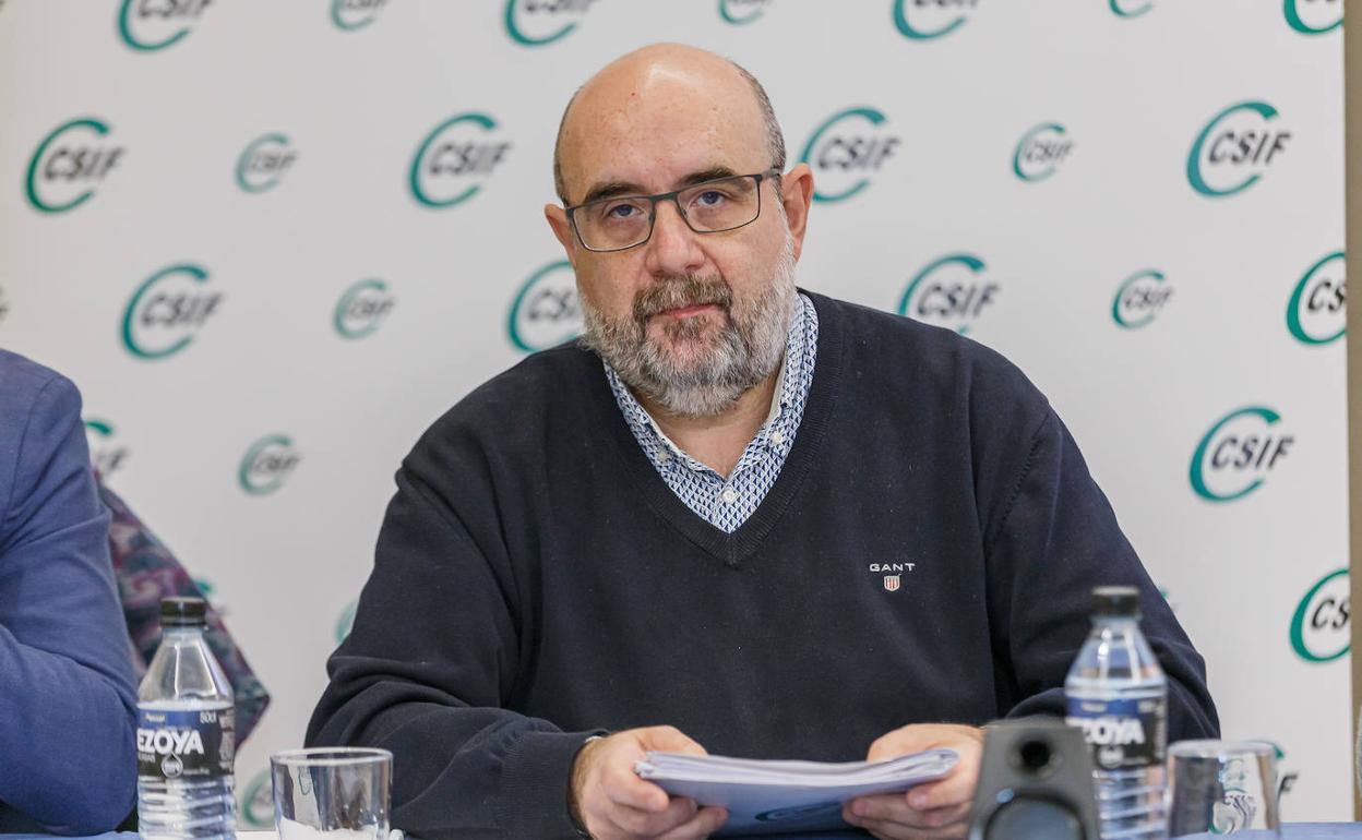 Miguel Borra, este lunes en Segovia. 