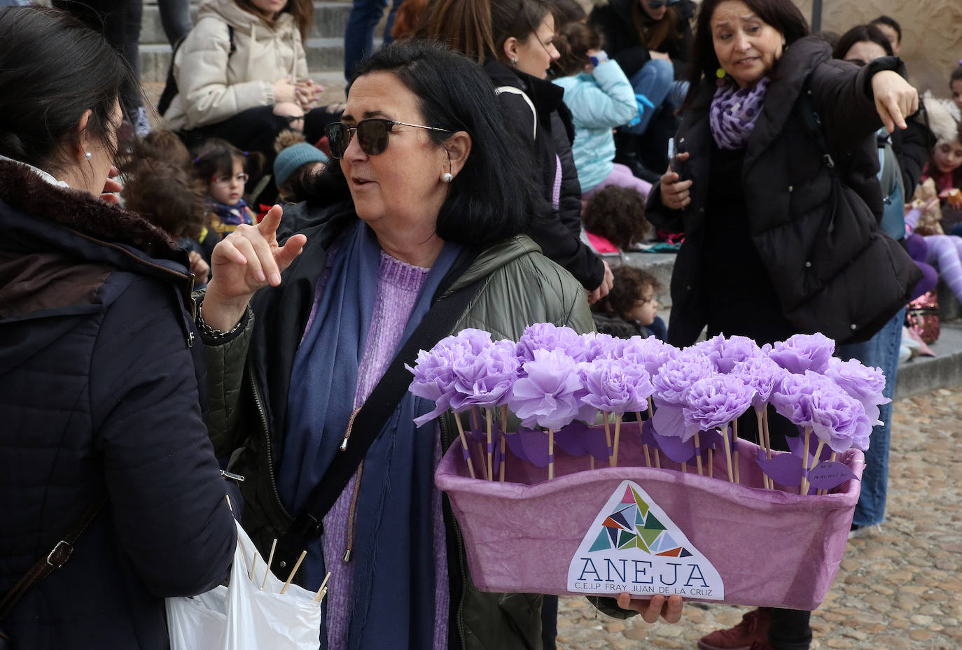 Actos del 8-M en Segovia. 