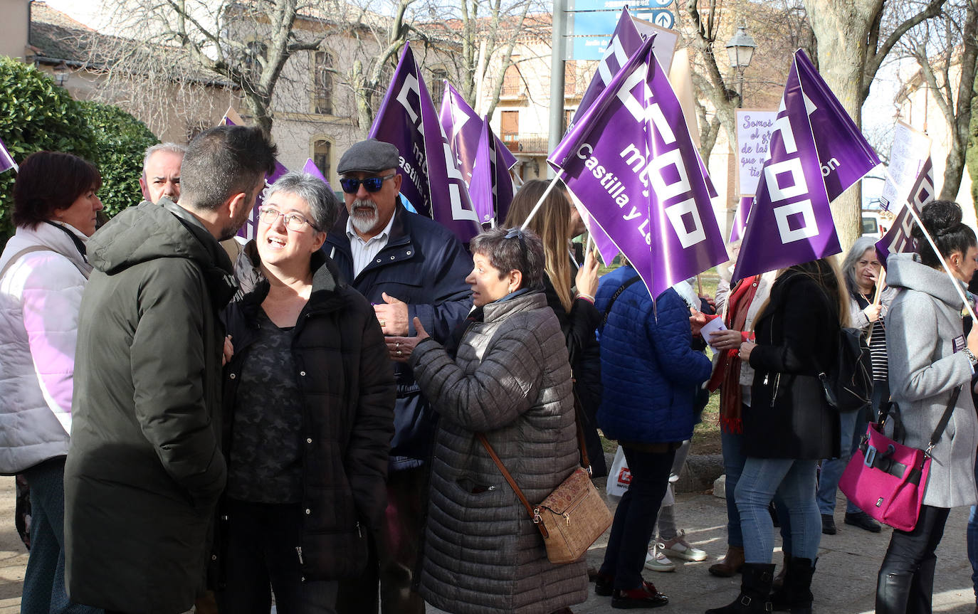 Actos del 8-M en Segovia. 