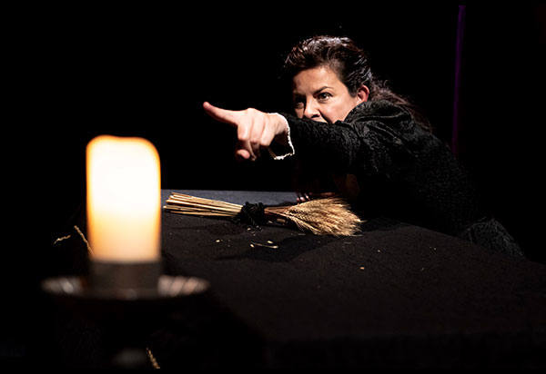 Un momento de la representación de 'Juana, reina comunera'. 