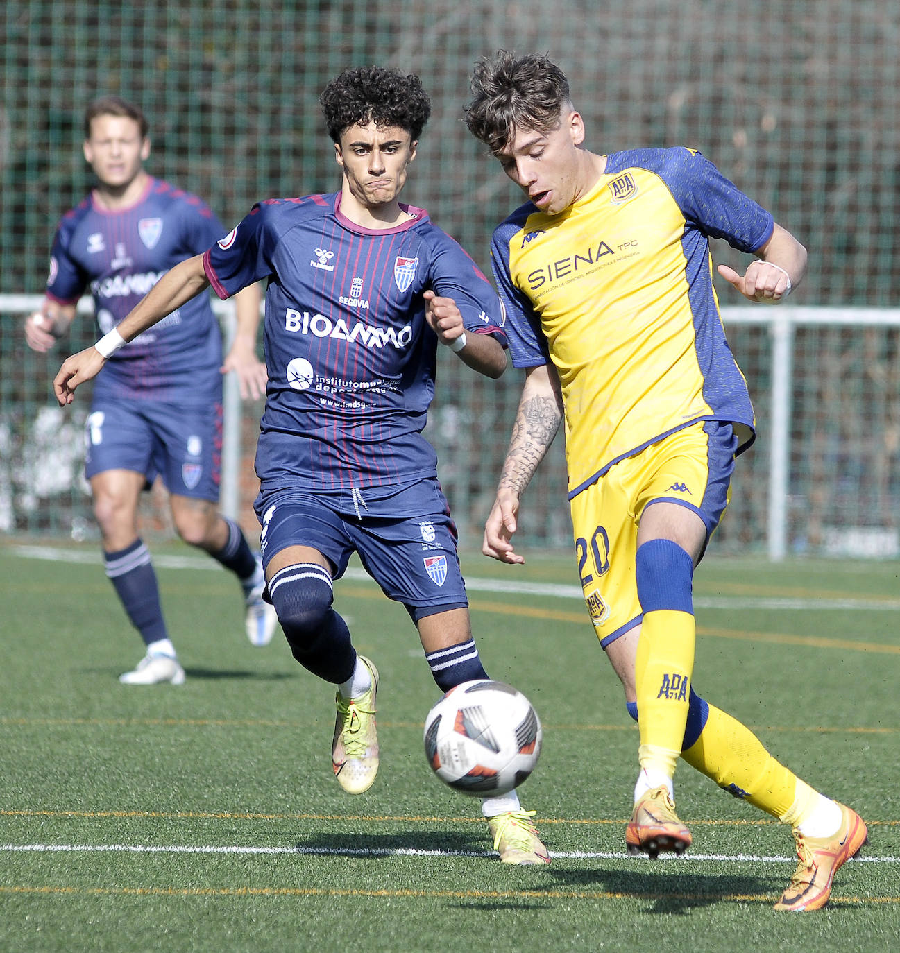 Partido entre el Alcorcón B y la Gimnástica Segoviana.