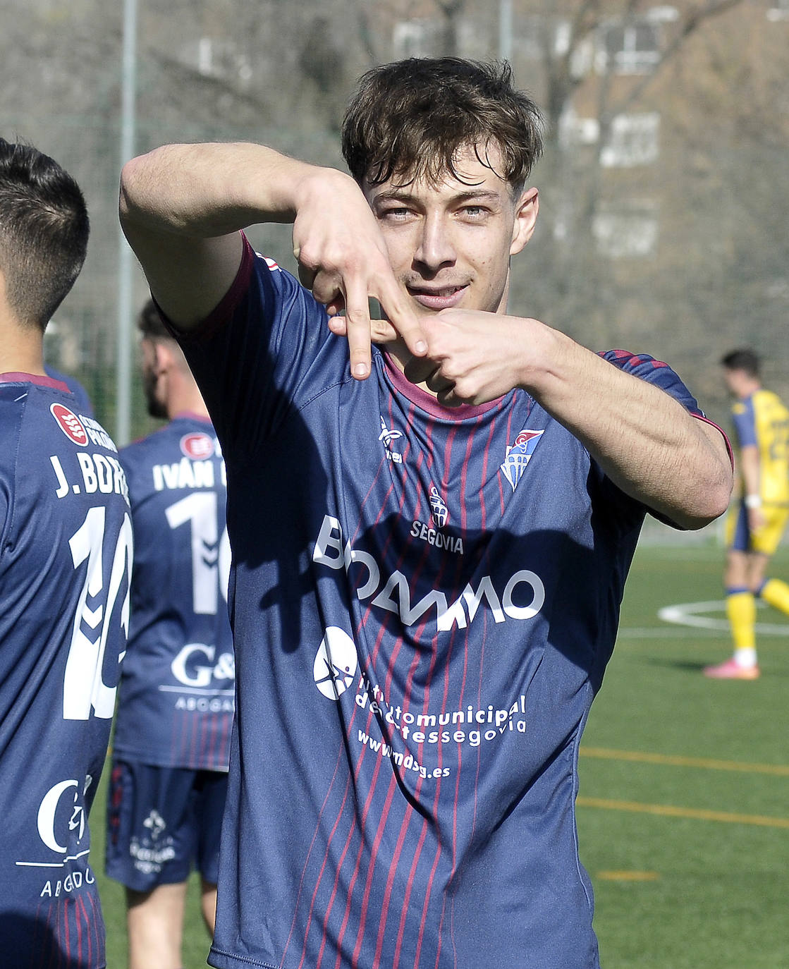 Partido entre el Alcorcón B y la Gimnástica Segoviana.