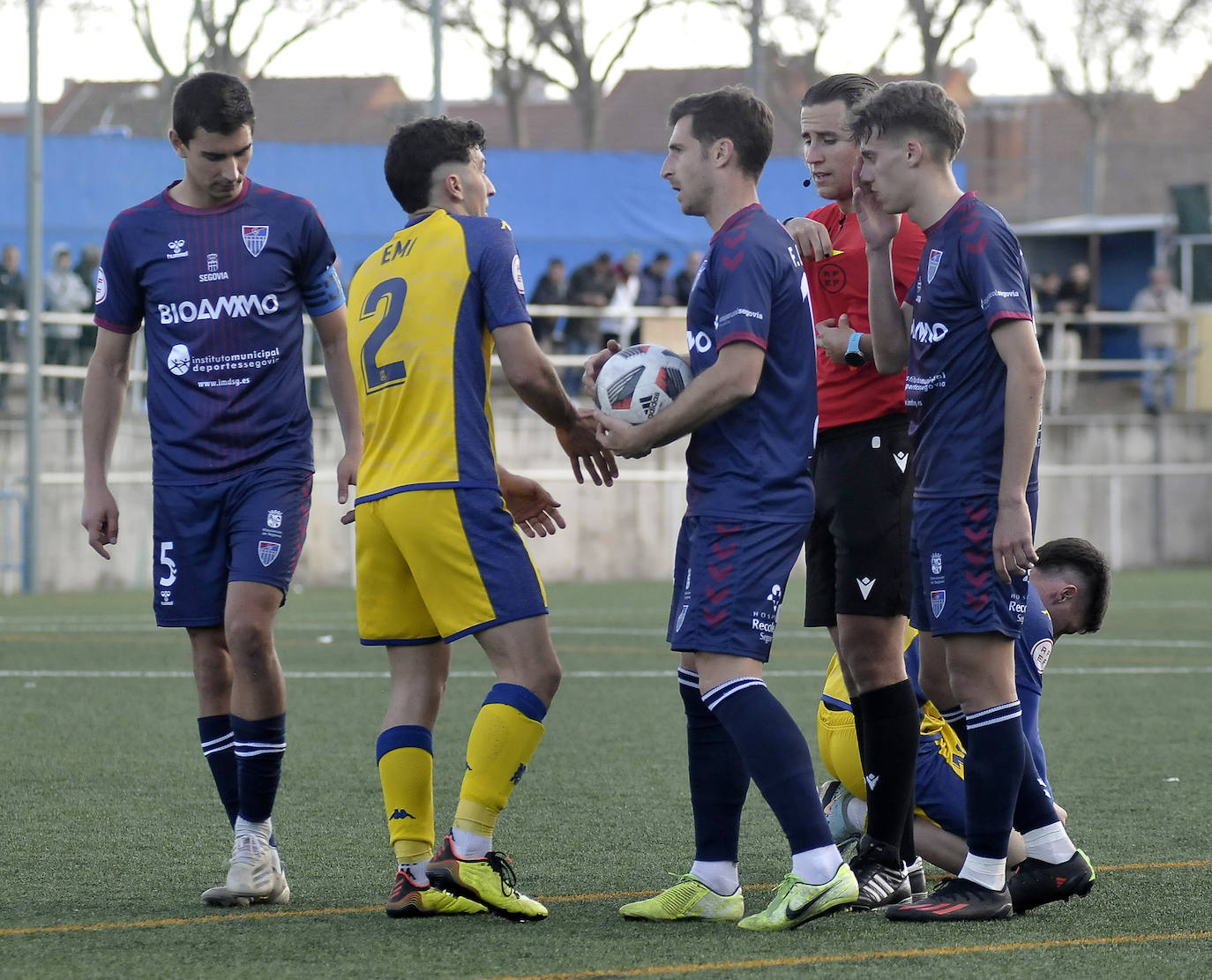 Partido entre el Alcorcón B y la Gimnástica Segoviana.