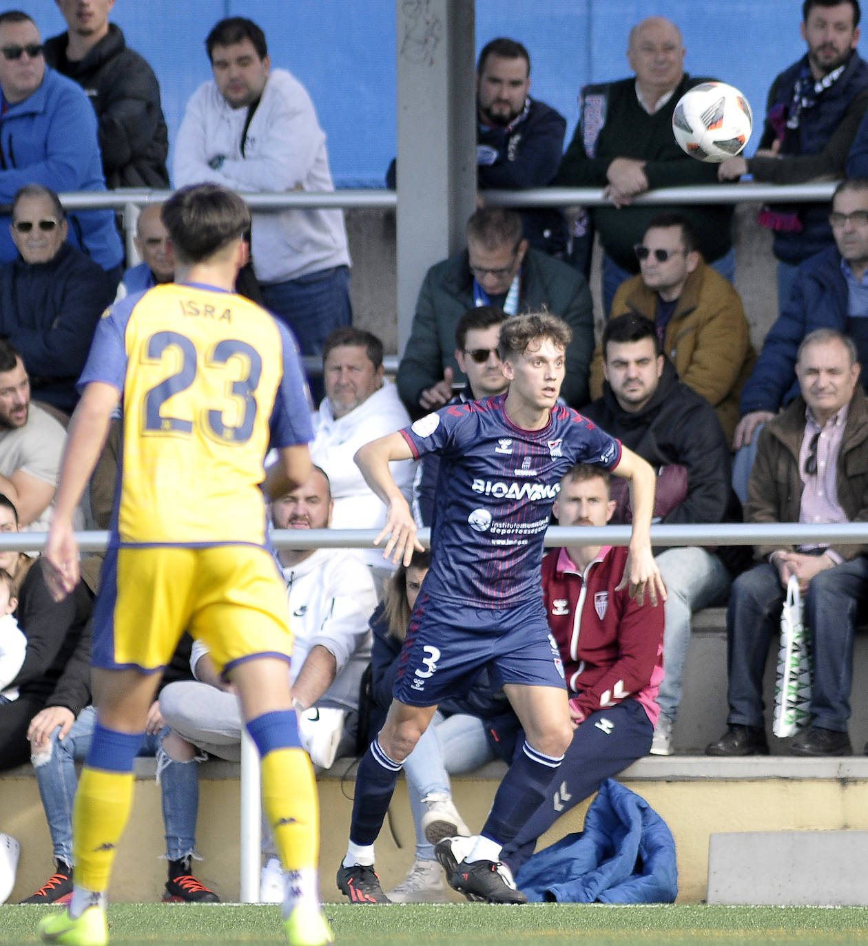 Partido entre el Alcorcón B y la Gimnástica Segoviana.