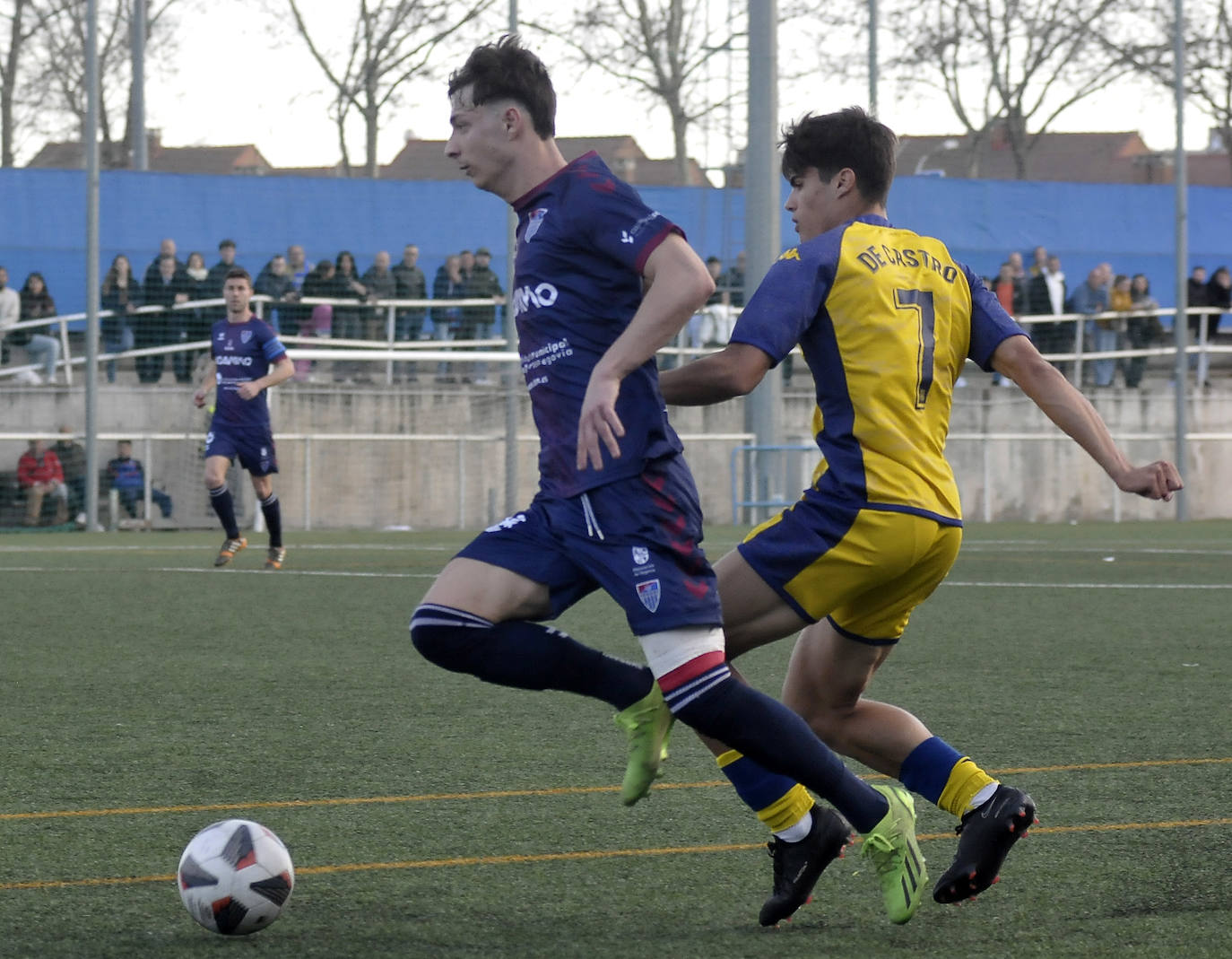 Partido entre el Alcorcón B y la Gimnástica Segoviana.