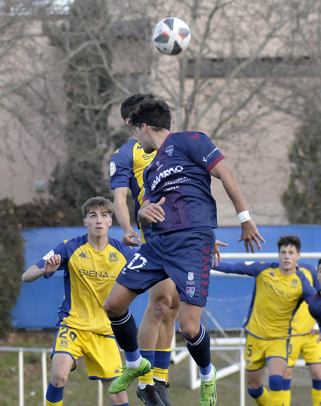 Partido entre el Alcorcón B y la Gimnástica Segoviana.