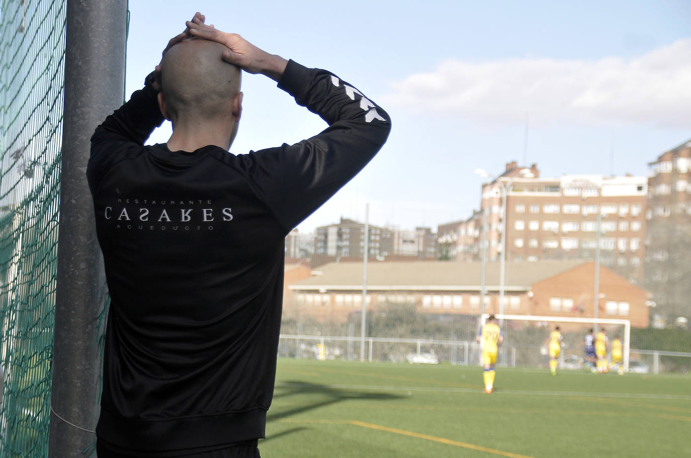 Partido entre el Alcorcón B y la Gimnástica Segoviana.