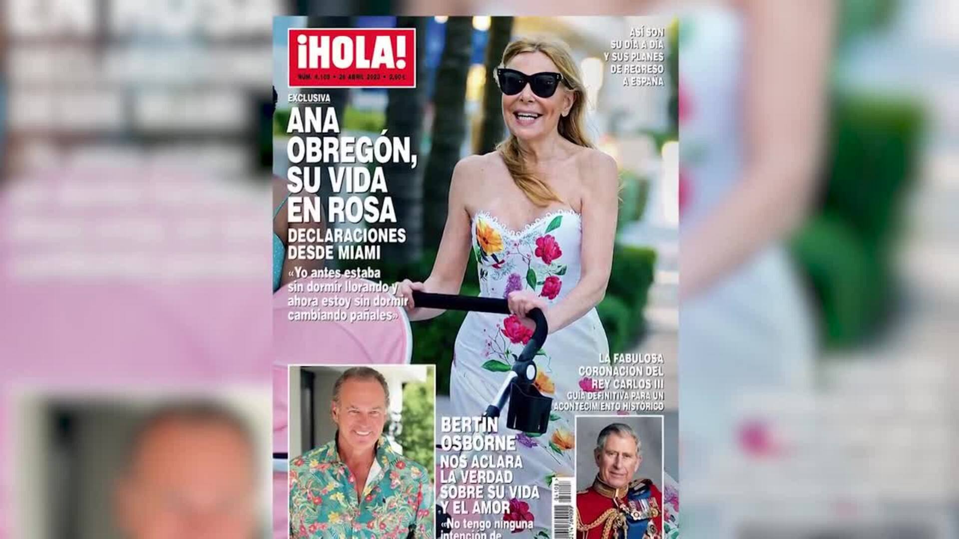 Ana Obregón feliz en Miami: "Ahora estoy sin dormir cambiando pañales"