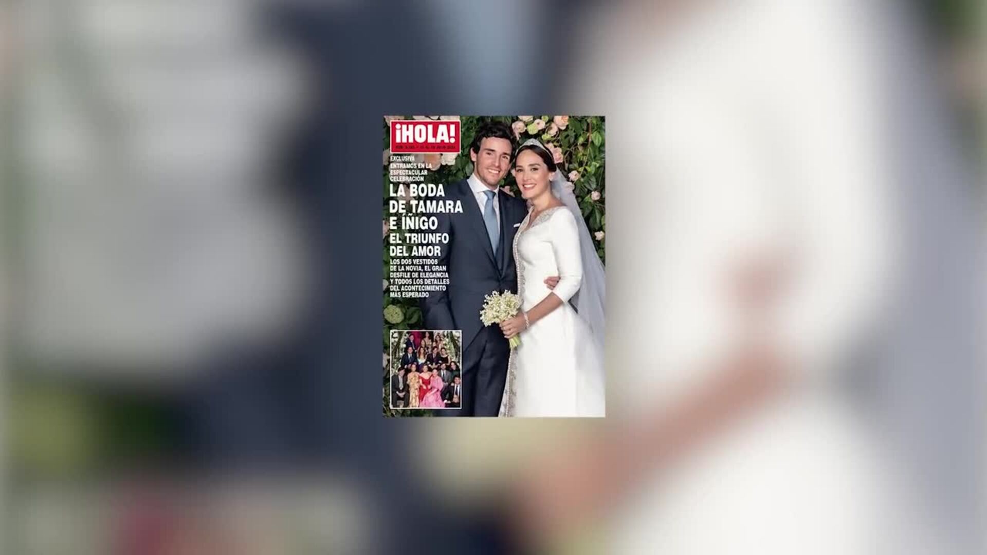 Así ha sido el vestido de novia de Tamara Falcó