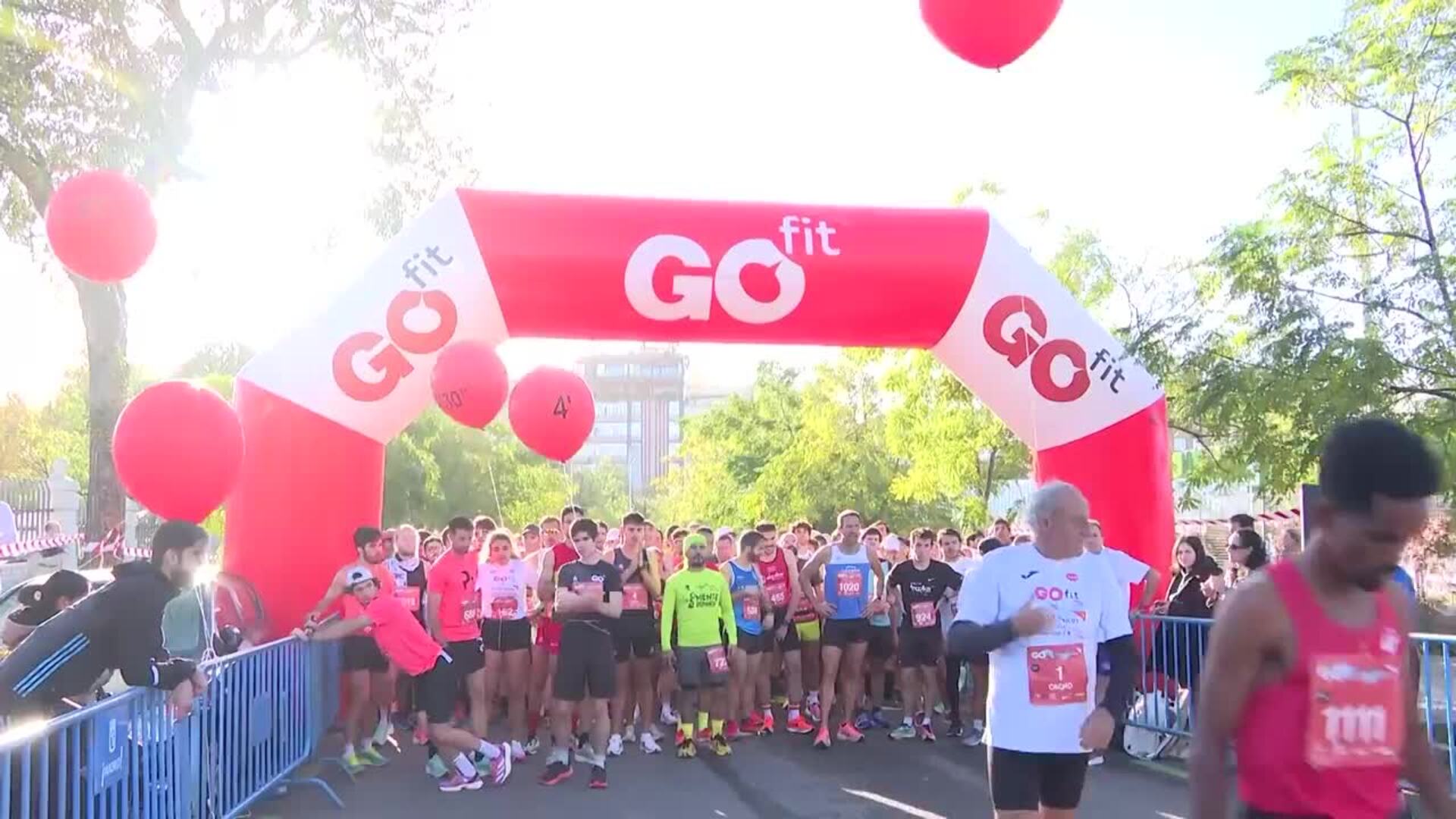 Ruth Beitia, Fermín Cacho y Jennifer Pareja participan en una carrera solidaria por Zimbabue