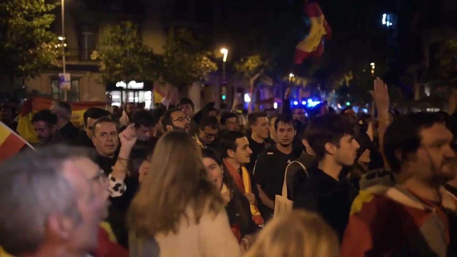 300 Concentrados Contra La Amnistía En Barcelona | El Norte De Castilla